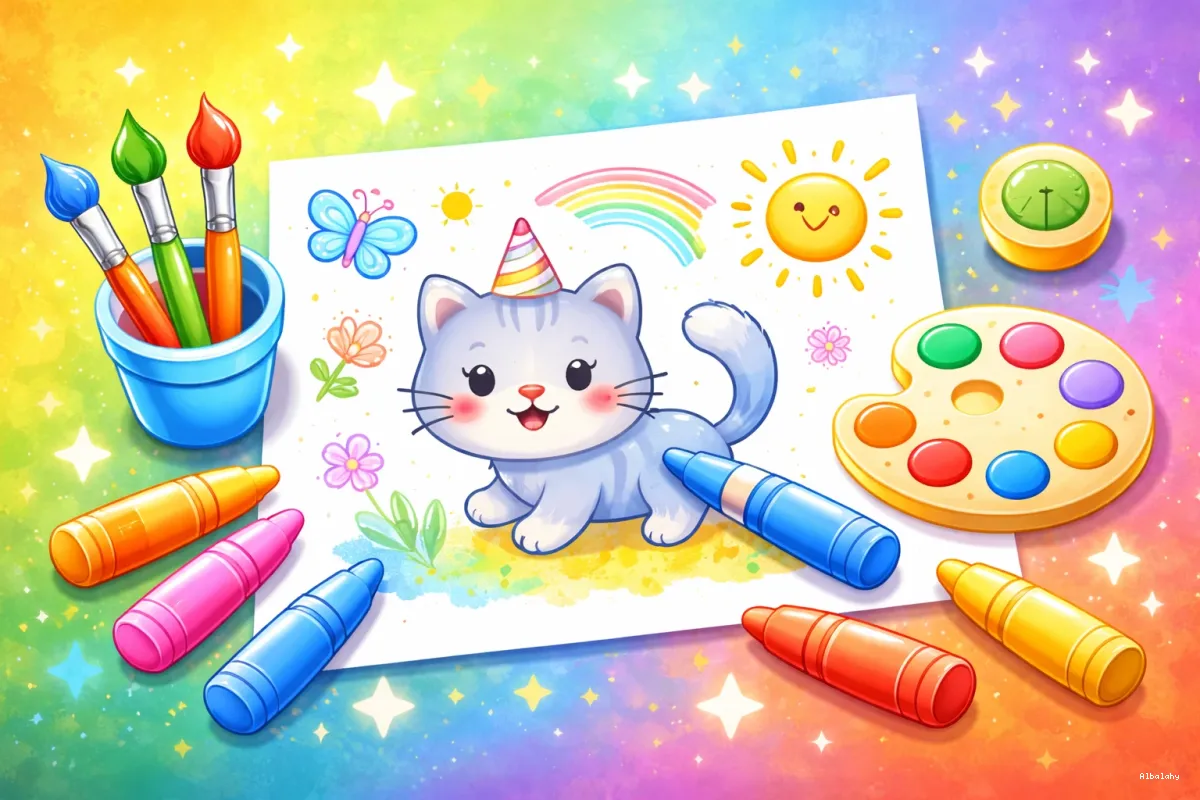 🎨 Learn Colors & Shapes — تعلم الألوان والأشكال للأطفال